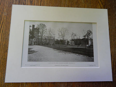 View Over the Campus,Princeton U.,Princeton,NJ,1905,Lithograph.