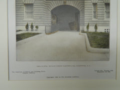 House of Herbert Wadsworth, Esq., Washington, D.C., 1906. Colored Photograph.