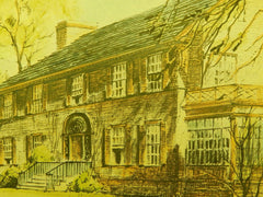 House of Mrs. M. P. Moore, Anderson, SC, 1926, Original Plan. Van F. Pruitt.