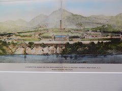 U. S. Military Academy, West Point, NY 1903. Original Plan. Peabody & Stearns.