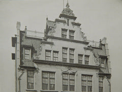 The Speyer School, Lawrence Street, New York, NY, 1906, Lithograph. Edgar A. Josselyn.