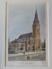St. Peter's R.C. Church, Columbia, SC, 1902. Original Plan. George Lovatt.