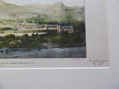 U. S. Military Academy, West Point, NY 1903. Original Plan. Peabody & Stearns.