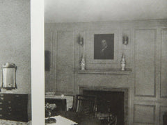 Interior, House of Howe Fraley, Philadelphia, PA, 1924, Lithograph. Mellor, Meigs & Howe.