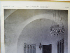 Westminster Presbyterian Church,Sacramento,CA, 1928,Lithograph. Dean&Dean.