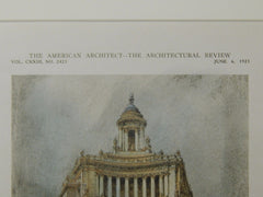 London Guarantee & Accident Building, Chicago, IL, 1923, Original Plan. A. S. Alschuler.