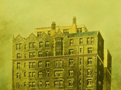 Apartment House at 61 West 9th Street, New York, NY, 1926, Original Plan. Sugarman & Berger.