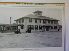 St. Lukes Hospital, Jacksonville, FL, Lithograph,1914. Edward F. Stevens.