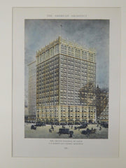 The Arcade Building, St. Louis, MO, 1918, Original Plan. T. P. Barnett and Company.