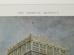 The Arcade Building, St. Louis, MO, 1918, Original Plan. T. P. Barnett and Company.
