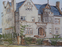 Home of D.Z. Norton, Esq., Euclid Ave., Cleveland, OH, 1902. Original Plan.