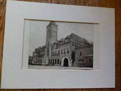 Union Traction Station, Georgetown, Washington, DC, 1906. W. B. Wood.