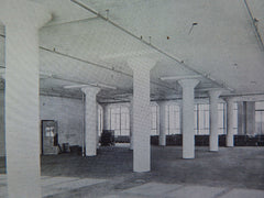 Building For Joseph Mack Printing Co.,Detroit, Michigan, 1915. Lithograph. Kahn.