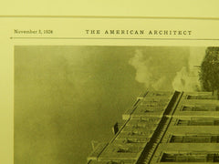 San Jacinto Trust Company Building, Houston, TX, 1928, Lithograph. Jos. W. Northrop.