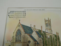 St. James Church, Chancel, Vestry & Organ Chamber, Croyden, UK, 1880, Original. Charles Henman.