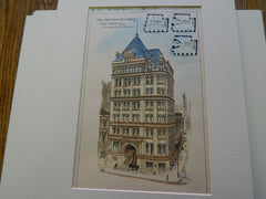The Mortimer Building, New York, NY 1886 Original Plan. George B. Post.