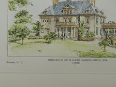 Residence of Walter Breese Smith, Tuxedo, NY, 1889, Original Plan.