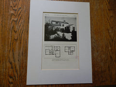 House of Miss Ada C. Black, La Jolla, CA, 1928, Lithograph. Mann&Shepard.