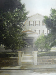 Estate of Charles G.W. Bond, Swampscott, MA, 1905. Colored Photograph. James T. Kelley.