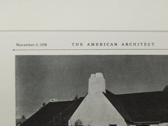 House of M. D. Armistead, Beverly Hills, CA, 1928, Lithograph. Witmer & Watson