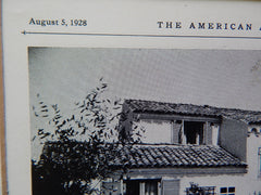 House of Miss Ada C. Black, La Jolla, CA, 1928, Lithograph. Mann&Shepard.