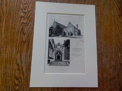 St.John's Evangelical Lutheran Church School, Allentown, PA,,1928, Lithograph. Moyer.