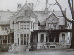 House of J.J. Albright, ESQ.,Buffalo, NY, Lithograph,1906. Green&Wicks.