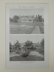 House of A. W. Bliss, Marion, MA, 1919, Lithograph. Coolidge & Carlson.