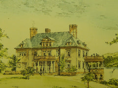 Residence of Walter Breese Smith, Tuxedo, NY, 1889, Original Plan.