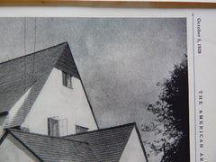 House of Dr. John A Mann, West Hempstead, Long Island, NY,1928, Lithograph. George R. Thompson.