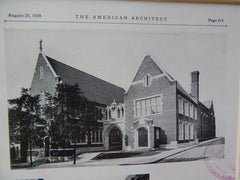 St.John's Evangelical Lutheran Church School, Allentown, PA,,1928, Lithograph. Moyer.
