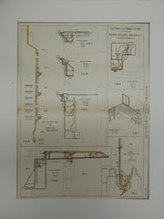 Drainage Systems in House of Henry Villard, New York, NY 1884. Original Plan. George E. Waring, Jr.