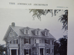 House of Thomas J. Jeanneret,ESQ., MD,Lithograph,1914. Gieske.