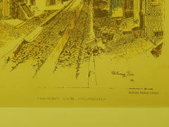 Chancery Lane, Philadelphia, PA, 1888, Original Plan.