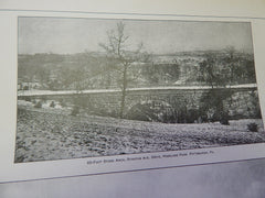 American Park Bridges, Highland, Bellefield, Rittenhse, PA/NY, 1901, Lithograph. Gilbert.