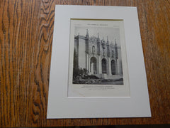 Panama-Pacific International Exposition, Entrance, 1915, Lithograph. Bliss & Faville.