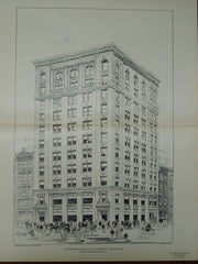 The Monks Building, 31 & 35 Congress St., Boston, MA, 1903, Original Plan. Peabody & Stearns.