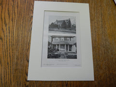 Cottage of Harding,ESQ.,Brookline, MA,1905,Lithograph. Chapman & Frazer.