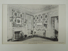 Drawing-Room, House of A. W. Armour, Kansas City, MO, 1903, Photogravure. Van Brunt & Howe.