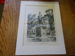 Statue of Chester A. Arthur,Madison Square, New York, NY, 1899, Lithograph. George E. Bissell.