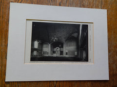 United Hebrew Temple Auditorium, St.Louis, MO, 1928, Lithograph. Maritz & Young, Inc.