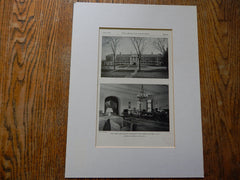 The Christian Science Pleasant View Home,Concord, NH, 1928,Lithograph. Bowditch.