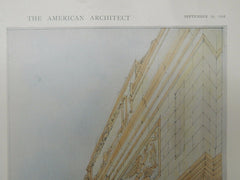 Pavilion for Gateway Park, Minneapolis, MN, 1918, Original Plan. Hewitt & Brown.