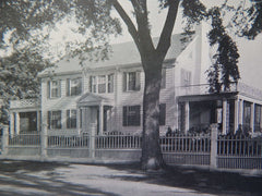House of E.J. Feeley, Exterior, North Scituate, MA, 1918, Lithograph. Charles R. Greco.