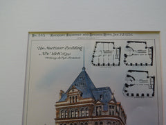The Mortimer Building, New York, NY 1886 Original Plan. George B. Post.