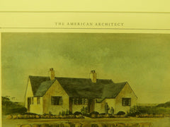 Typical Houses, Village for Workingmen, Montauk Beach, NY, 1926, Original Plan. Robert Tappan.
