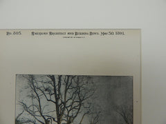 "Westover" on the James River, Virginia. 1891. Colored Photograph. M.D. Dimmock.