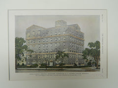 Young Women's Christian Association, Washington, DC, 1929, Original Plan. Heaton