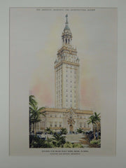 Building for Miami Daily News, Miami, FL, 1924, Original Plan. Schultze & Weaver.