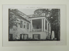 Riverdale Country Club, Riverdale, NY, 1921, Lithograph. Dwight James Baum.